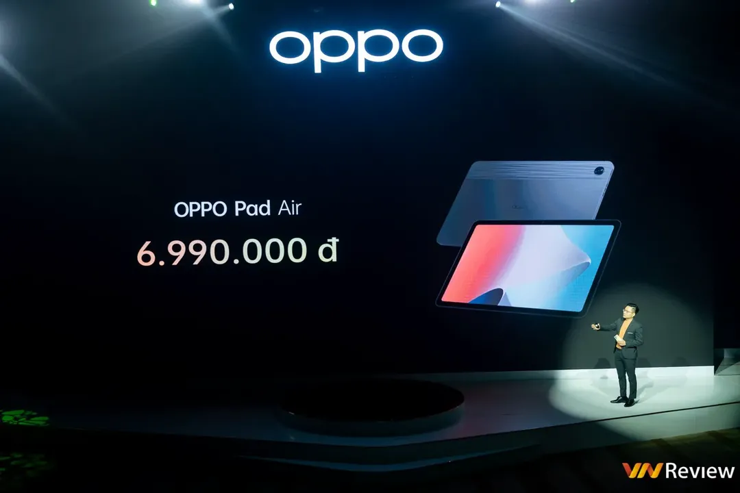 Oppo “lấn sân” sang thị trường máy tính bảng tại Việt Nam với chiếc Oppo Pad Air, giá 7 triệu đồng