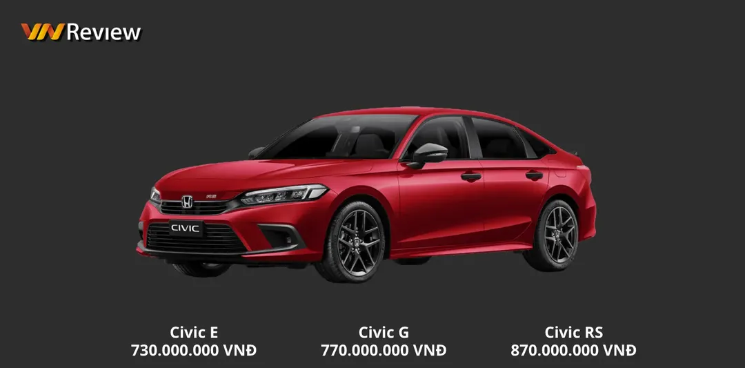 Honda Civic ra mắt tại thị trường Việt Nam: 3 phiên bản, giá 730 triệu đồng