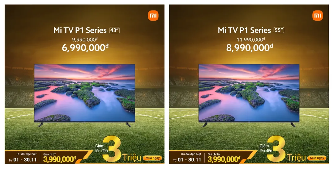 Xiaomi tung ưu đãi giảm giá TV nhân dịp World Cup Qatar 2022 cận kề