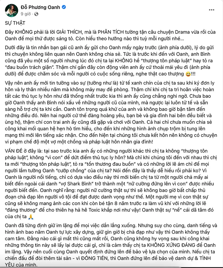 Lộ tin nhắn nghi vấn vợ Shark Bình khuyên chồng Yêu thì cứ yêu đi, nhưng không thể quá vội được Lộ tin nhắn nghi vấn vợ Shark Bình khuyên chồng Yêu thì cứ yêu đi, nhưng không thể quá vội được