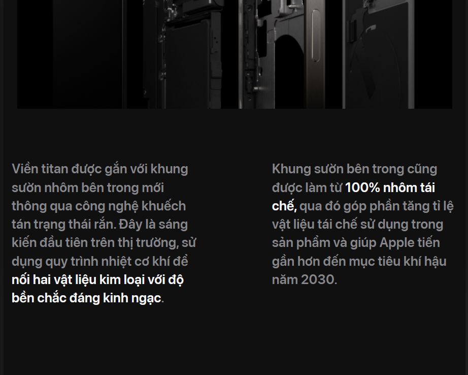 Sự thật về bộ khung làm từ hợp kim hàng không vũ trụ của iPhone 15 Pro Sự thật về bộ khung làm từ hợp kim hàng không vũ trụ của iPhone 15 Pro