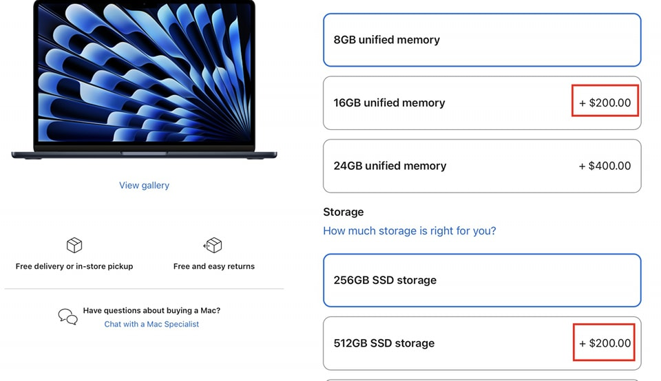 MacBook cần bao nhiêu RAM là đủ? 8GB RAM có đủ cho MacBook vào năm 2024 không? MacBook cần bao nhiêu RAM là đủ? 8GB RAM có đủ cho MacBook vào năm 2024 không?