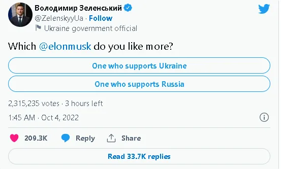 Elon Musk kêu gọi Ukraine nhượng bộ Nga, Zelensky phản ứng như thế nào? Elon Musk kêu gọi Ukraine nhượng bộ Nga, Zelensky phản ứng như thế nào?