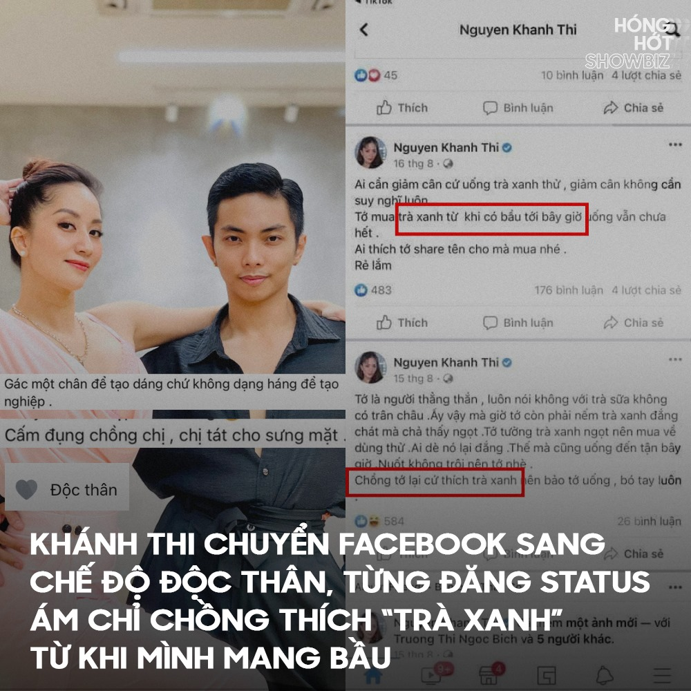 Khánh Thi khóc lóc tiêu cực, ám chỉ trà xanh, đổi trạng thái độc thân. Cặp vợ chồng cô trò gặp biến??? Khánh Thi khóc lóc tiêu cực, ám chỉ trà xanh, đổi trạng thái độc thân. Cặp vợ chồng cô trò gặp biến???