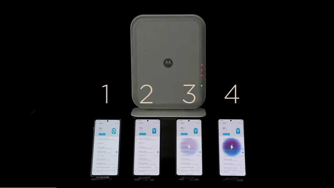 Công nghệ sạc không khí của Motorola có thể nạp pin cho 4 thiết bị cùng lúc Công nghệ sạc không khí của Motorola có thể nạp pin cho 4 thiết bị cùng lúc