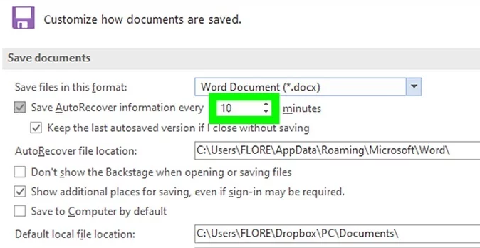 Cách đặt chế độ Tự động lưu trên Microsoft Word rất nhiều người chưa biết Cách đặt chế độ Tự động lưu trên Microsoft Word rất nhiều người chưa biết
