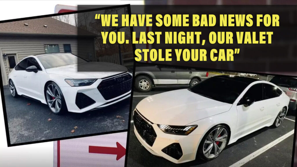 Chủ xe Audi đau đớn vì bị nhân viên khách sạn mang xe đi... Chủ xe Audi đau đớn vì bị nhân viên khách sạn mang xe đi...