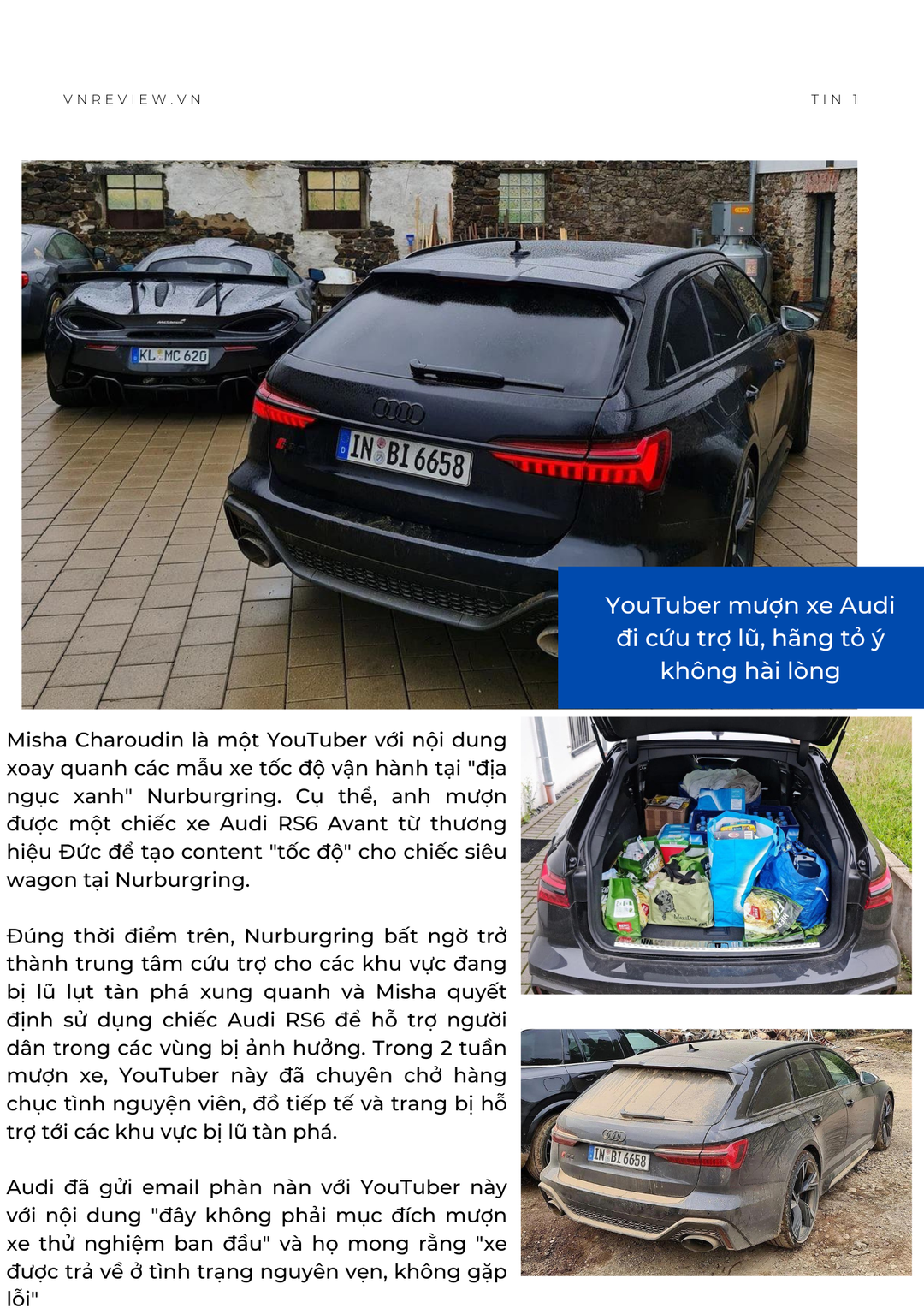 Điểm tin HOT ngày 29/07/2021: Youtuber mượn xe hãng đi cứu trợ lũ, hãng không hài lòng Điểm tin HOT ngày 29/07/2021: Youtuber mượn xe hãng đi cứu trợ lũ, hãng không hài lòng