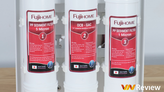 Trên tay nhanh máy lọc nước RO Hydrogen Fujihome RO-F09R: 5 cấp lọc, có tủ cường lực, giá 4,9 triệu đồng Trên tay nhanh máy lọc nước RO Hydrogen Fujihome RO-F09R: 5 cấp lọc, có tủ cường lực, giá 4,9 triệu đồng