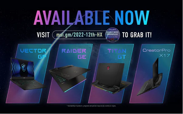 MSI cho ra mắt các mẫu laptop cao cấp mới trang bị vi xử lí Intel® HX series thế hệ 12 mạnh nhất hiện nay tại sự kiện MSIology: Ahead of the Curve MSI cho ra mắt các mẫu laptop cao cấp mới trang bị vi xử lí Intel® HX series thế hệ 12 mạnh nhất hiện nay tại sự kiện MSIology: Ahead of the Curve