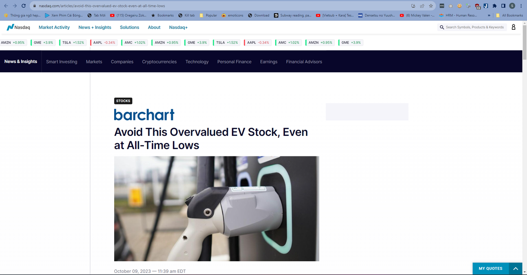 Website Mỹ chỉ ra 4 nguyên nhân cổ phiếu VFS lao dốc Website Mỹ chỉ ra 4 nguyên nhân cổ phiếu VFS lao dốc