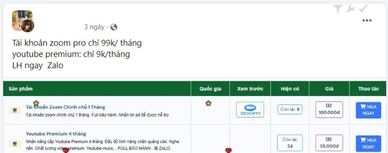 Cảnh giác với chiêu trò bán Youtube Premium giá 9 nghìn đồng trên mạng Cảnh giác với chiêu trò bán Youtube Premium giá 9 nghìn đồng trên mạng