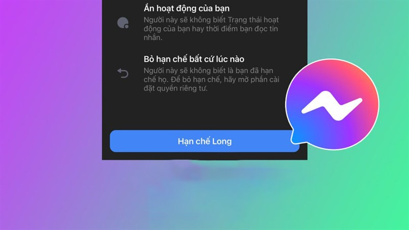 Làm sao để biết mình bị hạn chế trên Messenger? 3 cách nhận biết bị hạn chế trên Messenger Làm sao để biết mình bị hạn chế trên Messenger? 3 cách nhận biết bị hạn chế trên Messenger