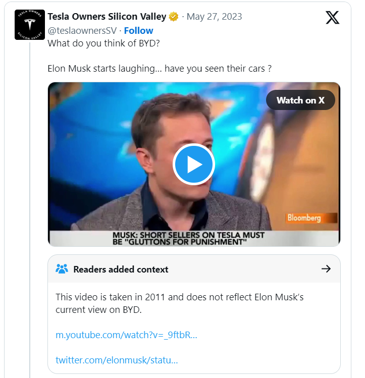 Từng bị Elon Musk cười nhạo, làm thế nào công ty Trung Quốc này lại bán được nhiều xe điện hơn Tesla? Từng bị Elon Musk cười nhạo, làm thế nào công ty Trung Quốc này lại bán được nhiều xe điện hơn Tesla?