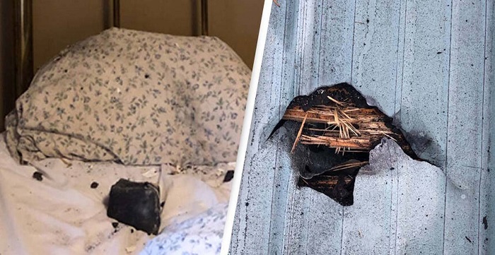 Đang say giấc nồng thì thiên thạch hàng tỷ năm tuổi rơi trúng giường ngủ! Đang say giấc nồng thì thiên thạch hàng tỷ năm tuổi rơi trúng giường ngủ!