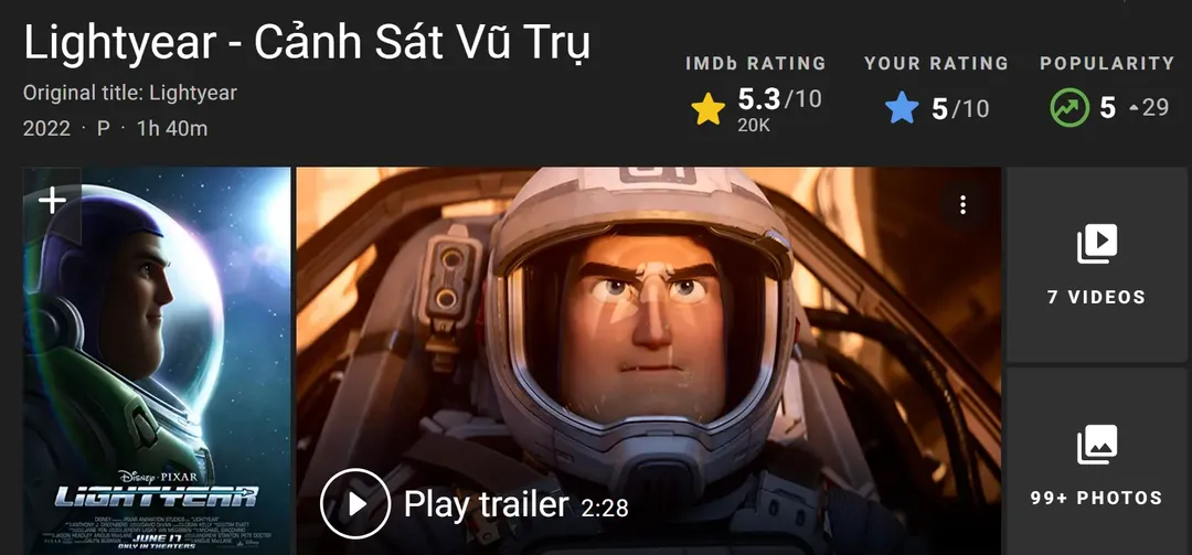 Hoạt hình Pixar mở màn thất vọng, để thua Tom Cruise và phim khủng long Hoạt hình Pixar mở màn thất vọng, để thua Tom Cruise và phim khủng long