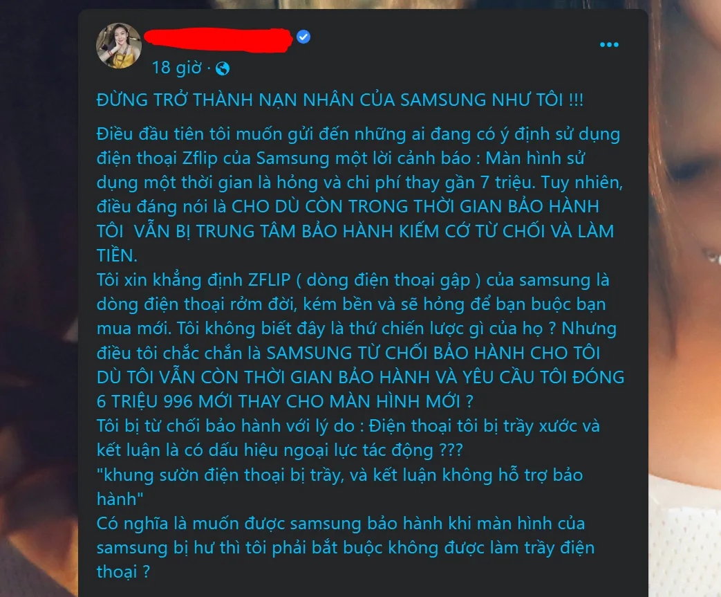Khách Việt bức xúc chuyện đi bảo hành điện thoại Samsung, bạn có từng bị từ chối bảo hành? Khách Việt bức xúc chuyện đi bảo hành điện thoại Samsung, bạn có từng bị từ chối bảo hành?