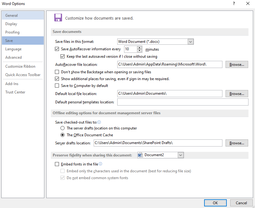 Cách đặt chế độ Tự động lưu trên Microsoft Word rất nhiều người chưa biết Cách đặt chế độ Tự động lưu trên Microsoft Word rất nhiều người chưa biết