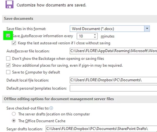 Cách đặt chế độ Tự động lưu trên Microsoft Word rất nhiều người chưa biết Cách đặt chế độ Tự động lưu trên Microsoft Word rất nhiều người chưa biết