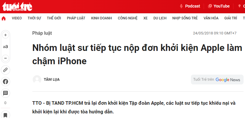 Cuối cùng! Apple bắt đầu lỗ, 2,3 triệu mỗi chiếc iPhone. Người dùng iPhone Việt Nam có được bồi thường không? Cuối cùng! Apple bắt đầu lỗ, 2,3 triệu mỗi chiếc iPhone. Người dùng iPhone Việt Nam có được bồi thường không?