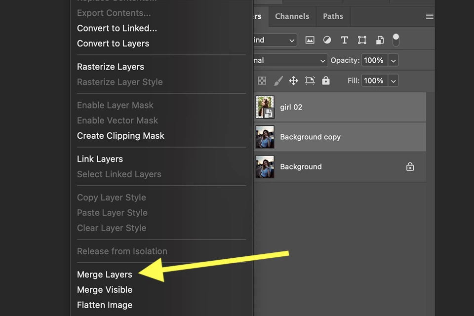 Cách gộp Layer trong Photoshop cực đơn giản cho người mới bắt đầu Cách gộp Layer trong Photoshop cực đơn giản cho người mới bắt đầu