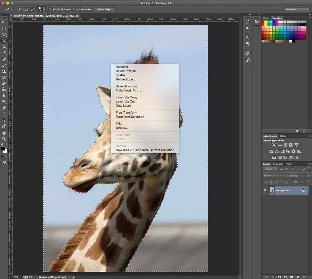 Cách tách nền trong Photoshop bằng Magic Wand dễ như ăn bánh Cách tách nền trong Photoshop bằng Magic Wand dễ như ăn bánh