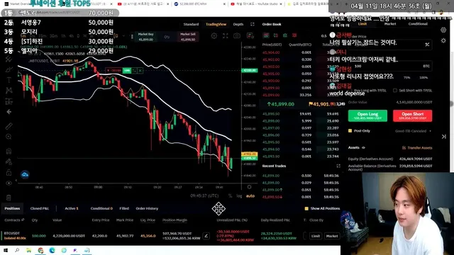 Can đảm Long BTC giữa thời điểm thị trường crypto đi xuống, streamer Hàn Quốc cháy hơn 10 triệu USD sau vài tiếng Can đảm Long BTC giữa thời điểm thị trường crypto đi xuống, streamer Hàn Quốc cháy hơn 10 triệu USD sau vài tiếng