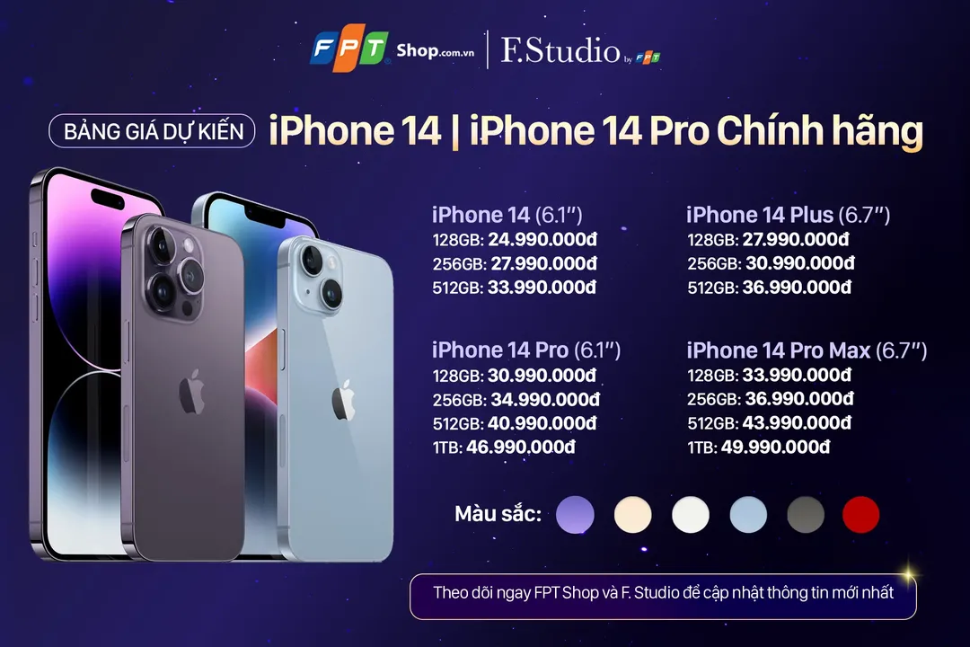 iPhone 14 chính hãng sẽ lên kệ ở Việt Nam sớm hơn thường lệ, FPT Shop lên lịch giao máy ngay trong đêm iPhone 14 chính hãng sẽ lên kệ ở Việt Nam sớm hơn thường lệ, FPT Shop lên lịch giao máy ngay trong đêm