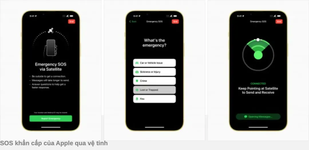 Hệ thống cảnh báo SOS vệ tinh của Apple mở rộng ra thêm 6 quốc gia Hệ thống cảnh báo SOS vệ tinh của Apple mở rộng ra thêm 6 quốc gia