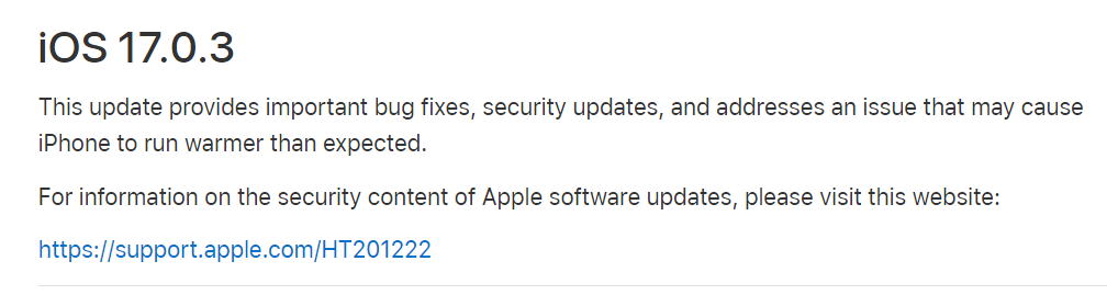 Apple vừa tung bản cập nhật khắc phục sự cố quá nhiệt của iPhone 15 Pro Apple vừa tung bản cập nhật khắc phục sự cố quá nhiệt của iPhone 15 Pro