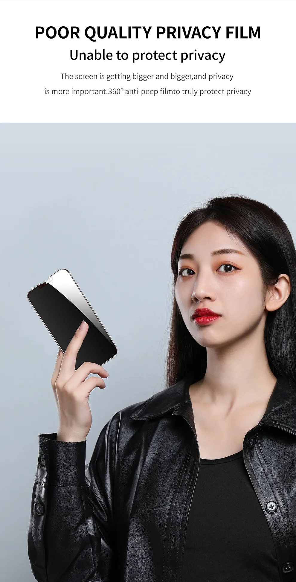 Miếng Bảo Vệ Màn Hình Riêng Tư 360° Cho iPhone - Bảo vệ hoàn hảo, giá cả phải chăng! Miếng Bảo Vệ Màn Hình Riêng Tư 360° Cho iPhone - Bảo vệ hoàn hảo, giá cả phải chăng!