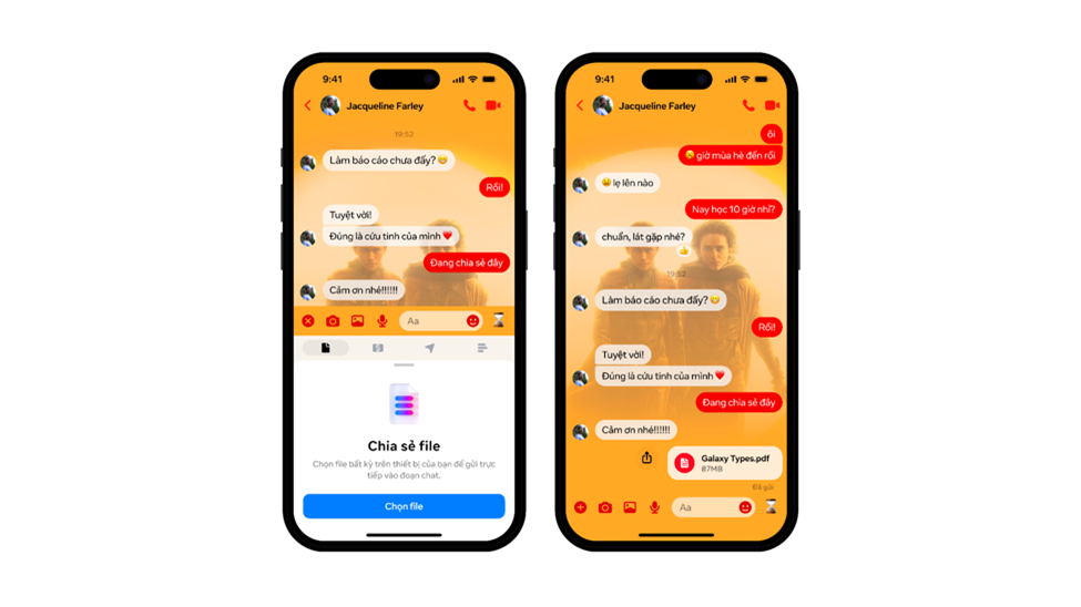 Messenger ra mắt hàng loạt tính năng mới: cho phép gửi ảnh và video chất lượng cao hơn, gửi file tới 100MB, thêm bạn mới bằng mã QR Messenger ra mắt hàng loạt tính năng mới: cho phép gửi ảnh và video chất lượng cao hơn, gửi file tới 100MB, thêm bạn mới bằng mã QR