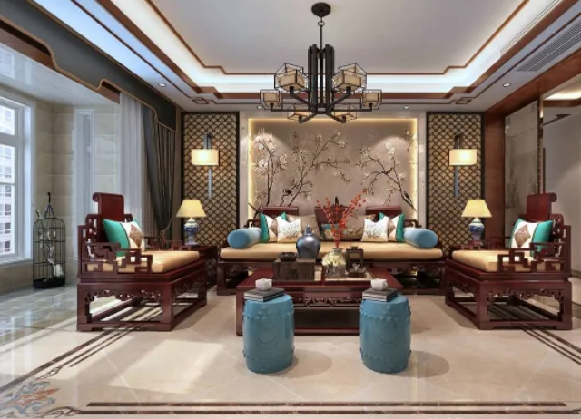 Cũng là nội thất toàn gỗ gụ, nhưng trang trí thế này ai dám bảo trọc phú Cũng là nội thất toàn gỗ gụ, nhưng trang trí thế này ai dám bảo trọc phú