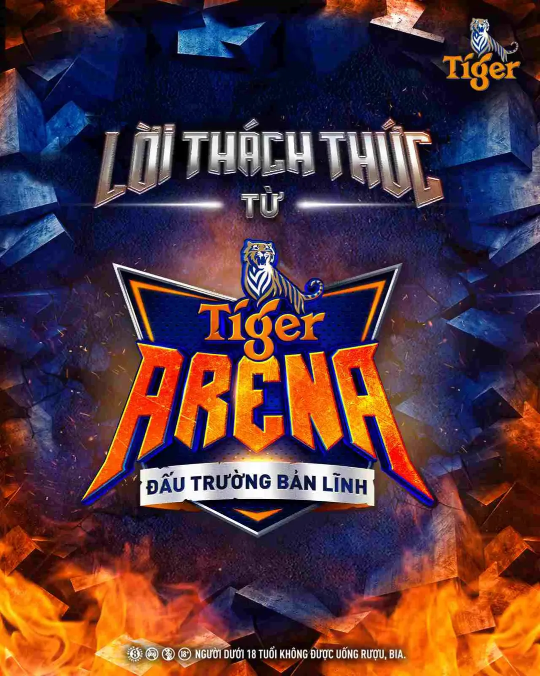 Đấu Trường Bản Lĩnh Tiger Arena lần đầu tiên ra mắt với chuỗi thử thách độc lạ tại Việt Nam Đấu Trường Bản Lĩnh Tiger Arena lần đầu tiên ra mắt với chuỗi thử thách độc lạ tại Việt Nam