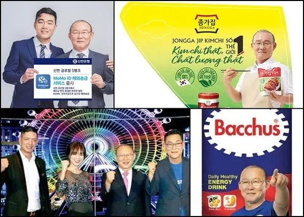 Làm giàu không khó nếu bạn là HLV Park Hang-seo, lương 50 ngàn đô/tháng chưa là gì, tiền quảng cáo còn khủng hơn Làm giàu không khó nếu bạn là HLV Park Hang-seo, lương 50 ngàn đô/tháng chưa là gì, tiền quảng cáo còn khủng hơn