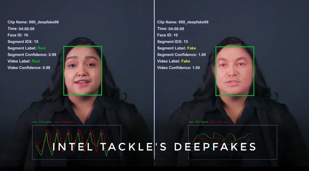 Intel có công nghệ phát hiện video deepfake giả mạo chính xác tới 96% Intel có công nghệ phát hiện video deepfake giả mạo chính xác tới 96%