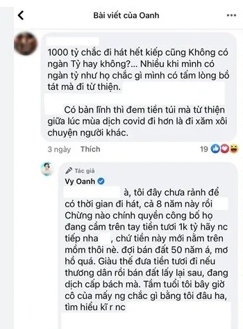 Lật lại những status có thể khiến Vy Oanh bị công an triệu tập sau khi con trai bà Phương Hằng có đơn kiện Lật lại những status có thể khiến Vy Oanh bị công an triệu tập sau khi con trai bà Phương Hằng có đơn kiện