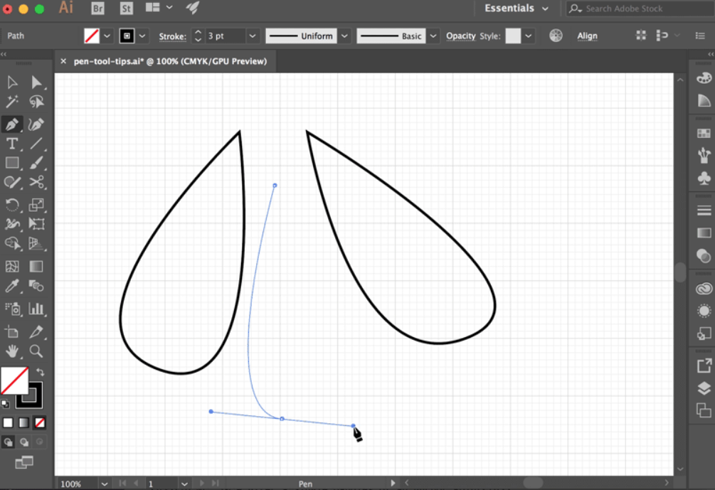 Mẹo giúp bạn sử dụng thành thạo công cụ Pentool trong Adobe Illustrator Mẹo giúp bạn sử dụng thành thạo công cụ Pentool trong Adobe Illustrator