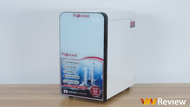 Trên tay nhanh máy lọc nước RO Hydrogen Fujihome RO-F09R: 5 cấp lọc, có tủ cường lực, giá 4,9 triệu đồng Trên tay nhanh máy lọc nước RO Hydrogen Fujihome RO-F09R: 5 cấp lọc, có tủ cường lực, giá 4,9 triệu đồng