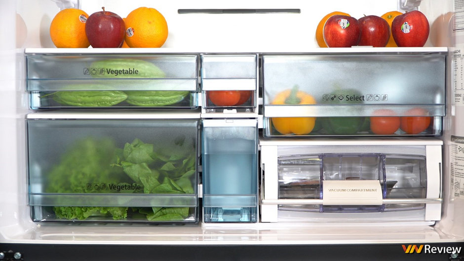 Đánh giá tủ lạnh Hitachi R-WB640VGV0: ngăn chân không độc đáo, nhiều tính năng hấp dẫn Đánh giá tủ lạnh Hitachi R-WB640VGV0: ngăn chân không độc đáo, nhiều tính năng hấp dẫn