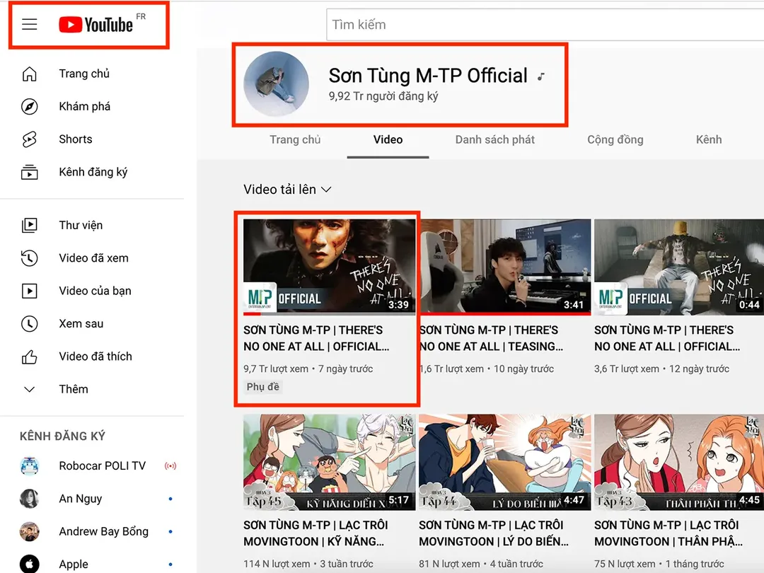 MV There's No One At All của Sơn Tùng M-TP chưa xoá khỏi Youtube dù có lệnh phải tiêu hủy  MV There's No One At All của Sơn Tùng M-TP chưa xoá khỏi Youtube dù có lệnh phải tiêu hủy