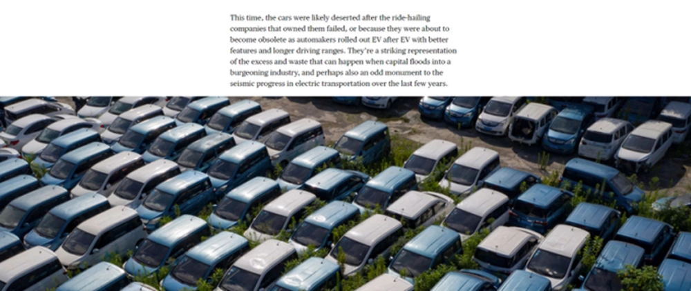 Xe điện có bền không? Sự thật đằng sau những bãi xe điện chỏng chơ phủi bụi, cỏ mọc um tùm bên Trung Quốc Xe điện có bền không? Sự thật đằng sau những bãi xe điện chỏng chơ phủi bụi, cỏ mọc um tùm bên Trung Quốc