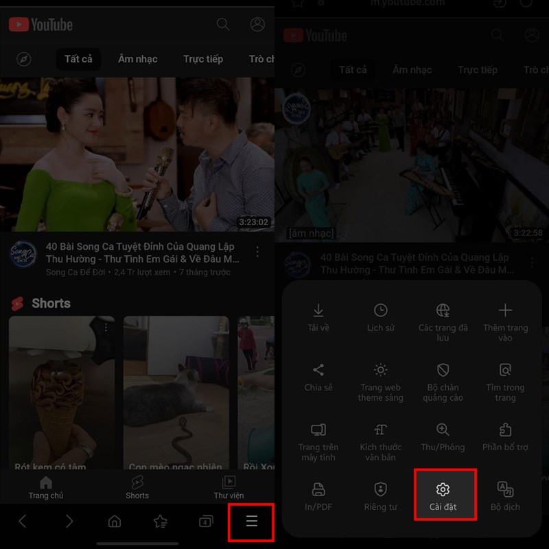 Cách nghe nhạc Youtube khi tắt màn hình bằng Samsung Internet, không cần Youtube Premium Cách nghe nhạc Youtube khi tắt màn hình bằng Samsung Internet, không cần Youtube Premium