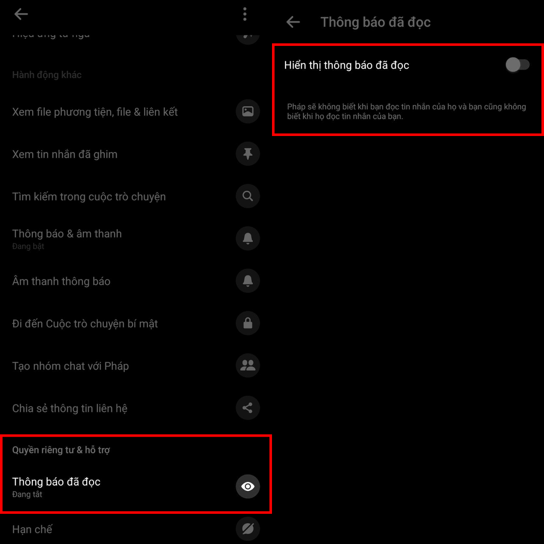 Cách tắt đã xem tin nhắn trên Messenger cực đơn giản Cách tắt đã xem tin nhắn trên Messenger cực đơn giản