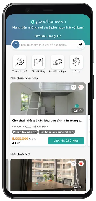TOP 8 ứng dụng tìm phòng trọ tốt nhất siêu nhanh, siêu đơn giản trên Android, iOS TOP 8 ứng dụng tìm phòng trọ tốt nhất siêu nhanh, siêu đơn giản trên Android, iOS