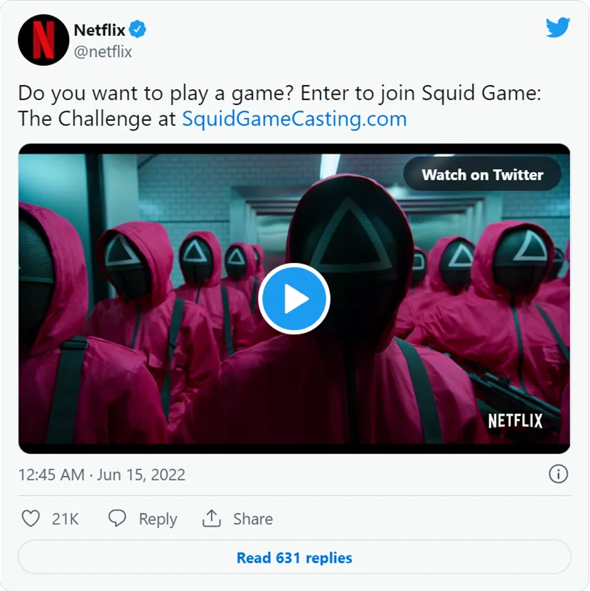 Netflix lên kế hoạch sản xuất chương trình truyền hình thực tế dựa trên bom tấn Squid game Netflix lên kế hoạch sản xuất chương trình truyền hình thực tế dựa trên bom tấn Squid game