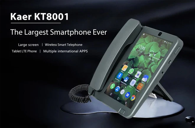 Thực hư điện thoại bàn thông minh chạy Android, có cả màn hình cảm ứng siêu to khổng lồ Thực hư điện thoại bàn thông minh chạy Android, có cả màn hình cảm ứng siêu to khổng lồ