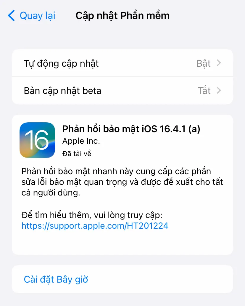 iPhone và iPad xuất hiện bản cập nhật lạ liên quan tới bảo mật, liệu có nên nâng cấp? iPhone và iPad xuất hiện bản cập nhật lạ liên quan tới bảo mật, liệu có nên nâng cấp?