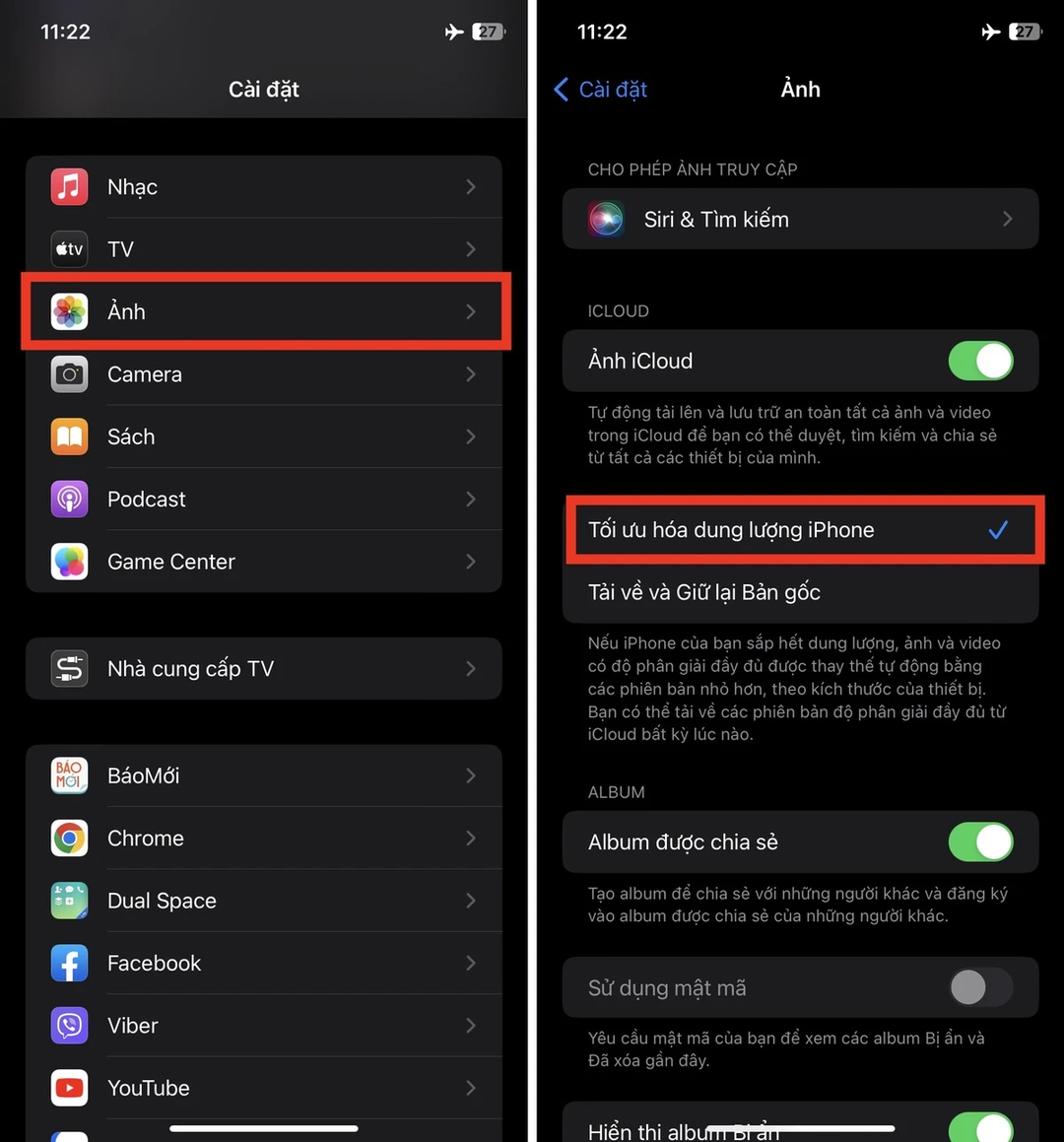 Đừng xóa ảnh khi iPhone hết dung lượng nữa Đừng xóa ảnh khi iPhone hết dung lượng nữa