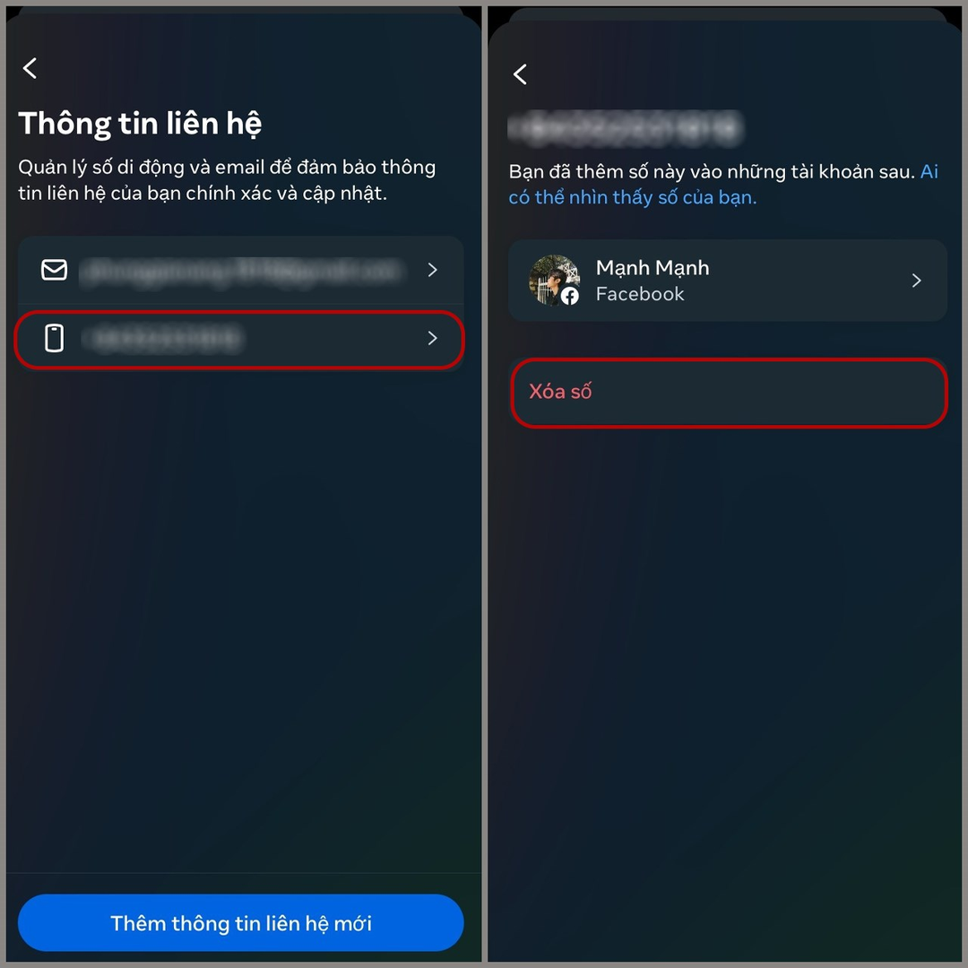 Cách gỡ số điện thoại trên Facebook để tránh rủi ro lộ thông tin Cách gỡ số điện thoại trên Facebook để tránh rủi ro lộ thông tin